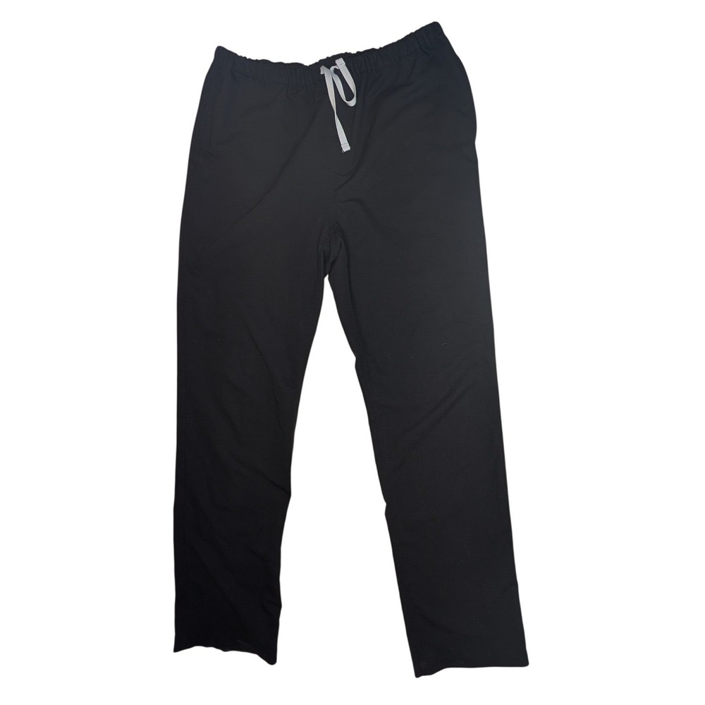 FIGS Scrub Pants Mens L Tall Black Pisco FM4500T Technical Straight Leg